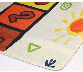 Kleden Multicolour Mani Textile  Hopscotch vloerkleed voor kinderen