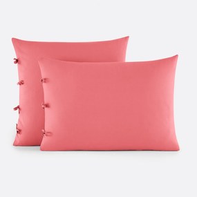 Effen kussensloop te strikken in katoen , Scenario