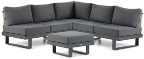 Hoek loungeset 5 personen Aluminium Grijs Lifestyle Garden Furniture Lorenzo