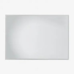 Rechthoekige Badkamerspiegel Met Led-verlichting En Anti-condens Tamsin ↔︎ 100 Cm - Sklum