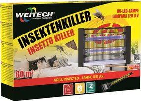 Weitech WK0119 Insect Killer Insectenlamp - 60 m² - UV Licht