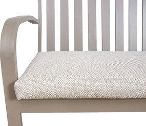 Milan Alu -seater Bench Taupe Zand/Beige