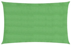 vidaXL Zonnezeil 160 g/m² 4x7 m HDPE lichtgroen