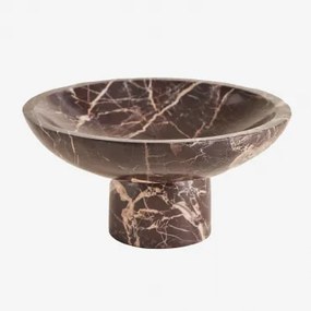 Ronde Decoratieve Schaal Ø25 Cm Van Korinza Marmer Rood Marmer Cherry Gold - Sklum