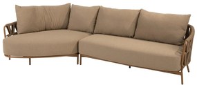 4 Seasons Outdoor Biarritz chaise loungebank amber Loungebank beige weerbestendig