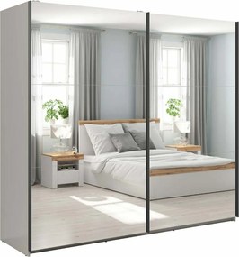 Kledingkast Livevaro 122, Kasjmier, 196x220x60cm, 181.4 kg, Kledingkast deuren: Schuivend, Aantal planken: 9, Aantal planken: 9