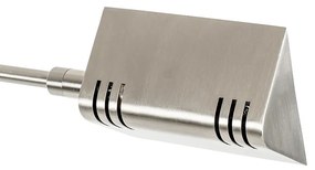 Design vloerlamp staal incl. LED met touch dimmer - Notia