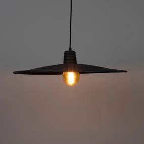 Zuiver Balance L Ronde Hanglamp Zwart Rotan 60 Cm