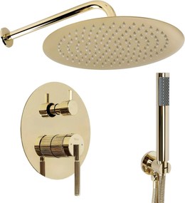 Inbouw regendoucheset Rea Argon Gold + BOX