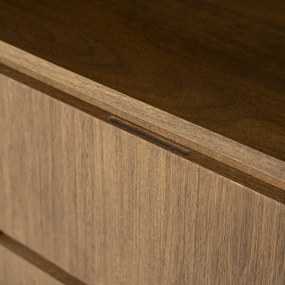 Houten Kast Met Vakken En Deuren - 100x40x180cm.