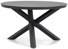 Dining Tuintafel rond 125 cm Grijs Livorno