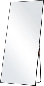 VEVOR Spiegel op ware grootte 180 x 78 cm Gehard glazen staande spiegel om op te hangen of neer te zetten met standaard Aluminiumlegering frame, Spiegel op ware grootte voor woonkamer en slaapkamer