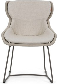 Tuinstoel Rope Taupe-naturel-bruin Santika Samari  mocha