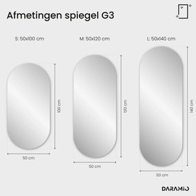 Atypische spiegel met LED-verlichting G3