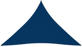vidaXL Zonnescherm driehoekig 4x4x4 m oxford stof blauw