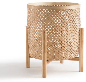 Bloempot op poot in bamboeØ40 cm, Bambu