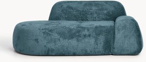 Teddy bouclé bank Wolke (2-zits) met chaise longue