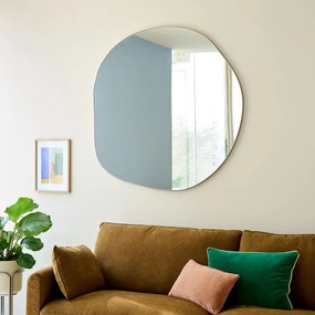 Spiegel in organische vorm 120x120 cm, Ornica