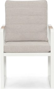 Tuinstoel Aluminium Wit Lifestyle Garden Furniture Alessio  white