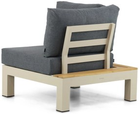 Loungeset 6 personen Aluminium/Teak Taupe Lifestyle Garden Furniture Vittoria