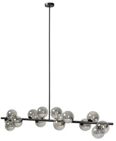 Kare Design Scala Balls Brede Hanglamp Met Glazen Bollen Zwart