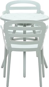 Garden Impressions Mira balkonset 3-delig - Faria tuintafel Ø60 cm - olijf