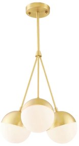 Plafond hanglamp APP688-3CP bolvormig goud