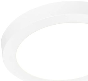 Buitenlamp Set van 6 In- of opbouwspot wit 18 cm incl. LED 3 staps dim to warm - Trans IP44 Buitenverlichting Lamp