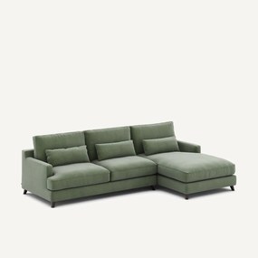 Hoekbank in fluweel, Alwine