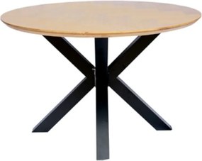 Eettafelblad rond eiken fineer - 120 x 120 x 4 cm