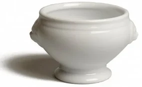 Kom leeuwenkop, porselein,Ø 10,5 cm