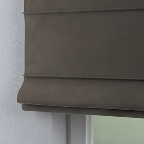 Dekoria Kant en Klaar Vouwgordijn Capri, grijs-beige