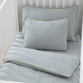 Katoenen dekbedovertrek voor babybed, Tiny Vichy