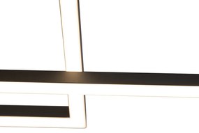 Plafonnière antraciet incl. LED, afstandsbediening - Riha Design Binnenverlichting Lamp