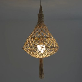 Hanglamp in macramé Ø40 cm, Indila