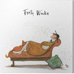 Schilderij op canvas Sam Toft - Forty Winks