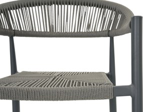 Barstoel Rope Grijs-antraciet De Laan Granada