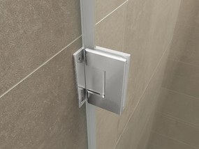 Mueller scharnierset met handgreep chroom
