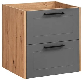 Comad Madera Grey 820 FSC onderkast 60cm eiken/grijs