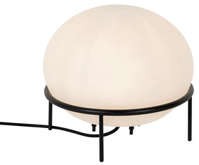 Design buiten tafellamp zwart - Jannie Design E27 IP65 Buitenverlichting rond