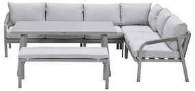 Garden Impressions Tarera lounge dining set 6-delig - taupe