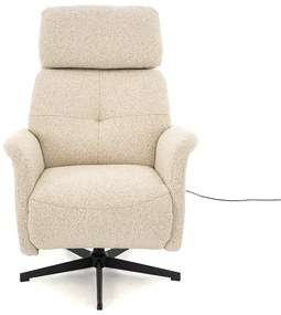 Beige Relaxfauteuil Elektrisch