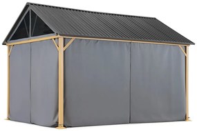Teramo Premium 4x3 Tuinpunt metalen tuinhuisje