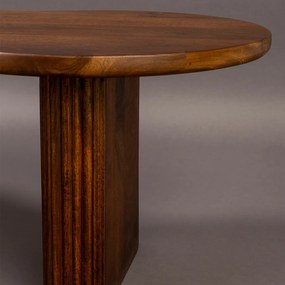 Dutchbone Tilon Salontafel Organische Vorm Walnoot - 110 X 60cm.