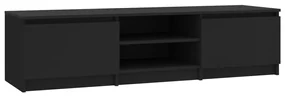 vidaXL Tv-meubel 140x40x35,5 cm bewerkt hout zwart