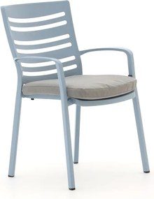 Dining tuinstoel | Hartman  Alexandra | Kunststof | Blauw | Stapelbaar | Kees Smit Tuinmeubelen