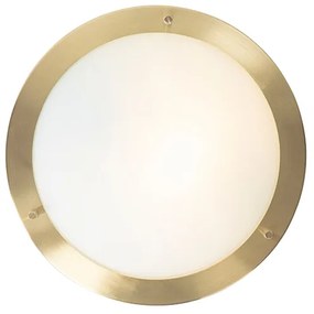 Moderne plafonnière goud 31 cm IP44 - Yuma