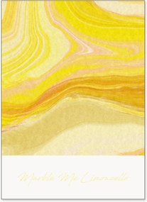 Ingelijste digitale print Marble Me Limoncello
