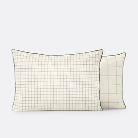 Kussensloop in gewassen katoen, Basile