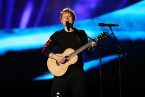 Foto Ed Sheeran on stage during Global Citizen Live, Marc Piasecki